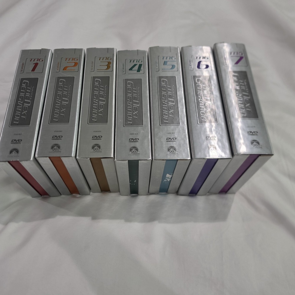 Star Trek The Next Generation Complete Series Seasons 1-7 DVD Lot Silver Cases